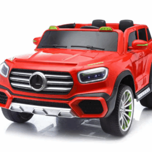 ბავშვის ელექტრო მანქანა mercedes-benz ტყავის სავარძლით WN-609-RED