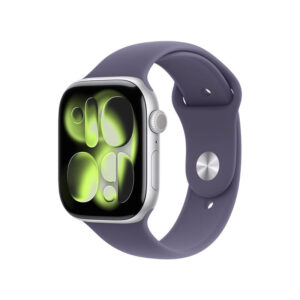 სმარტ საათი Apple Watch Series 11 GPS 46mm Silver Aluminium Case With Purple Fog Sport Band MEV94 S/M