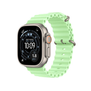 სმარტ საათი Apple Watch Ultra 3 49mm Natural Titanium Case With Neon Green Ocean Band MF1V4
