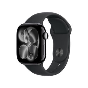 სმარტ საათი Apple Watch Series 11 GPS 42mm Jet Black Aluminium Case With Black Sport Band MEQT4 S/M