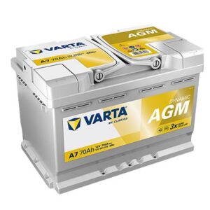 აკუმულატორი VARTA DYN AGM A7 70Ah R-+0 20303410