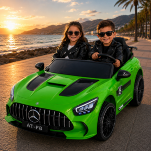 საბავშვო ელექტრო მანქანა Mercedes AT-F8-G (2 ძრავა, 12V)