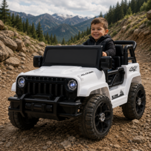 საბავშვო ელექტრო მანქანა JEEP DTM-898-W (4 ძრავა, 12V)