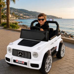 საბავშვო ელექტრო მანქანა Mercedes MR616-W (2 ძრავა, 12V)