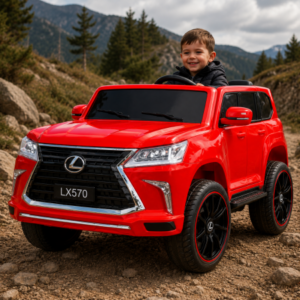 საბავშვო ელექტრო ჯიპი Lexus LX-570-R (2 ძრავა, 12V)