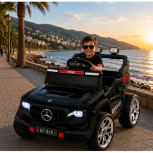 საბავშვო ელექტრო მანქანა Mercedes SF-818-B (2 ძრავა, 12V)