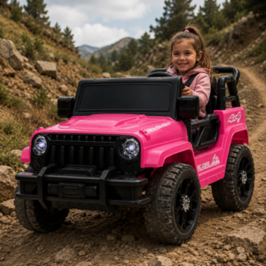 საბავშვო ელექტრო მანქანა JEEP DTM-898-P (4 ძრავა, 12V)