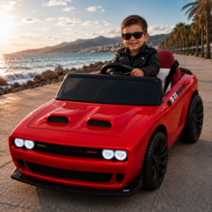 საბავშვო ელექტრო მანქანა Dodge AT-2268-R (2 ძრავა, 12V)