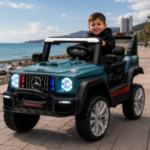 საბავშვო ელექტრო მანქანა MercedesF-9688-GREEN (4 ძრავა, 12V)