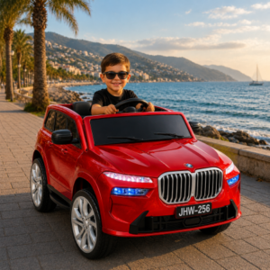 საბავშვო ელექტრო მანქანა BMW JHW-256-R (2 ძრავა, 12V)