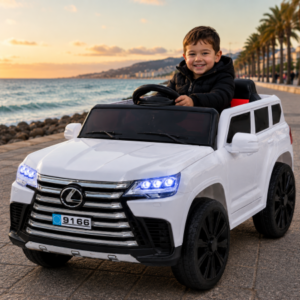 საბავშვო ელექტრო მანქანა Lexus 9166-W (4 ძრავა, 12V)