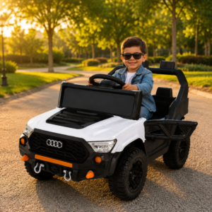 საბავშვო ელექტრო მანქანა AUDI GM-502-W (2 ძრავა, 12V)
