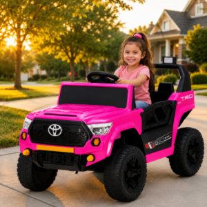 საბავშვო ელექტრო მანქანა TOYOTA GM-501-PINK (2 ძრავა, 12V)
