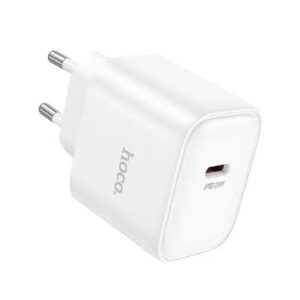 Type- C / Hoco PD25W DC71 Precise single port Charger Type-C (w/o Cable) White