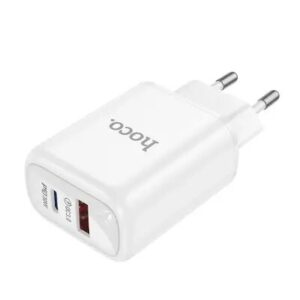 Type- C / Hoco DC107 Cool dualport PD30W+QC3.0 charger USB-Type-C, USB--A White