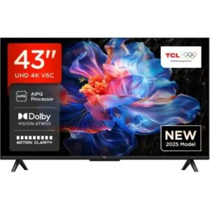 TV 43"(109cm)/ 43V6C Google TV  4K  HDR10 WiFi5 BT5.2 Dolby Audio 10W 200X200