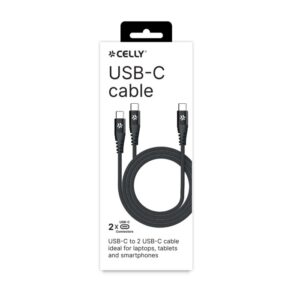 Celly USB-C to 2 USB-C CABLE