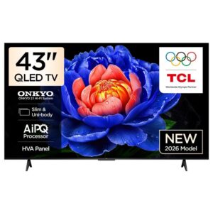 QLED TV 43"(109cm)/ 43P7L  4K Google TV HDR10+  Dolby Atmos BT5.4 Wi-Fi 2.4+5GHz DVB-T/T2/C/S/S2 2x15W HDMI1.4/HDMI2.0&HDMI2.1,HDCP1.4 200x100