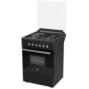 Oz OE 6031 BL / 3Gas + 1Electric / Electric Oven / 60x60x85cm / FFD / Mate Black