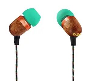 House of Marley EM-JE041-RAG  Smile Jamaica In-Ear Headphones With Remote And Microphone (RASTA)