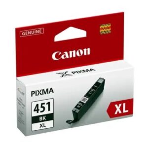 Canon CLI-451XL BK Black for PIXMA IP7240, iP8740, iX6840, MG5440, MG5540, MG5640, MG6340, MG6440, MG6640, MG7140, MG7540, MX924 ( 450 Pages)