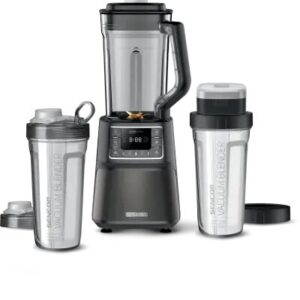 Sencor SBU 7878BK Automatic Vacuum Super Blender, Multicyclon Blending with Titan 8-blades, 7 Programs for Perfect Blending Results, Tritan (PCTG) Mat